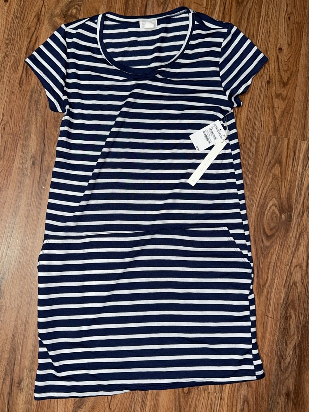 Nordstrom Caslon “Constanza” striped [dress]